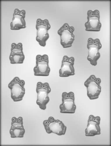 Cute Frogs Chocolate Mould - Click Image to Close